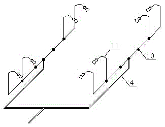 Power transformer fire extinguishing system and control method