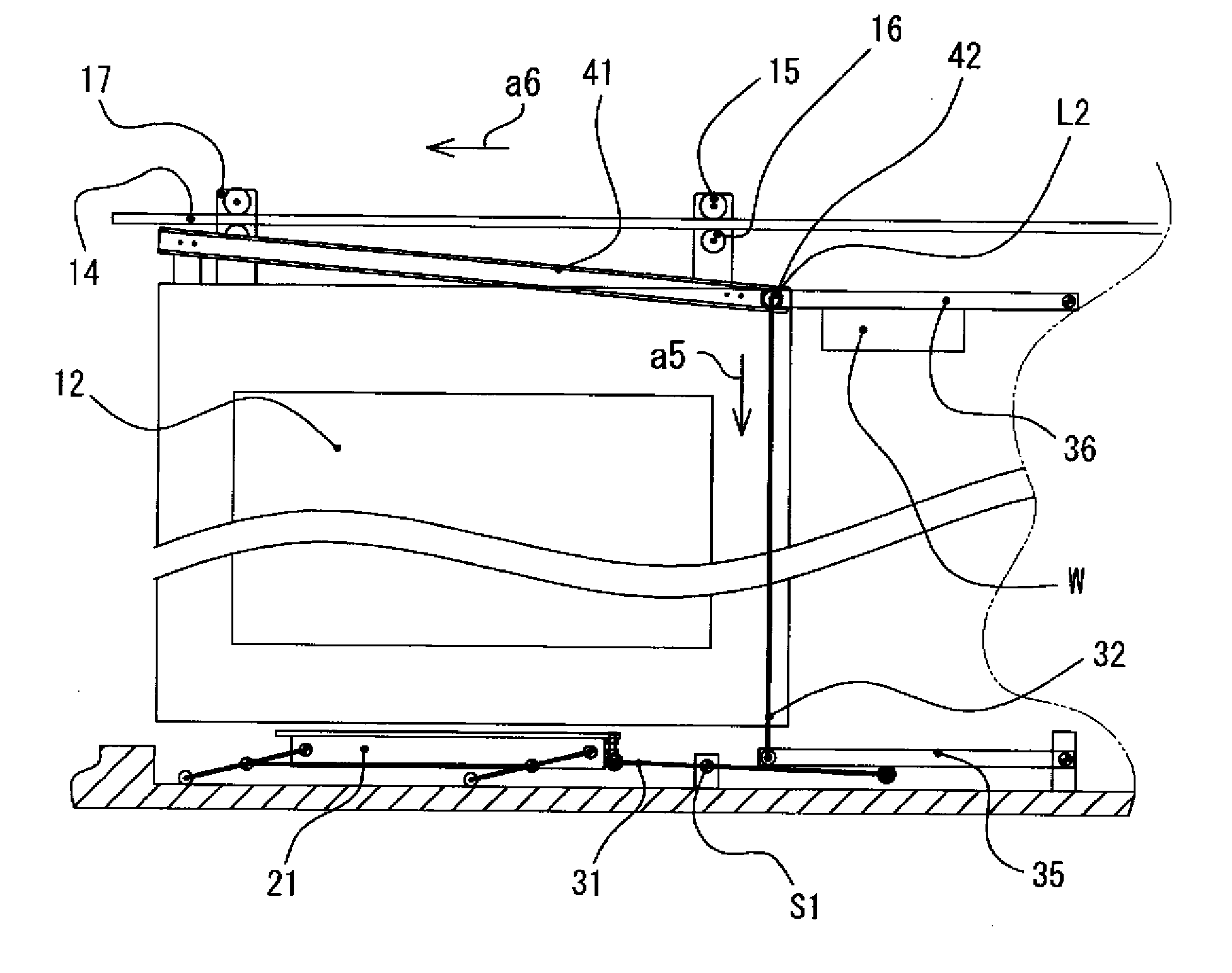 Method for automatically opening door and device for automatically opening and closing door