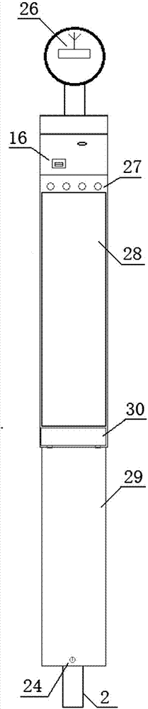 Full-automatic cigarette end extinguishing and colleting device