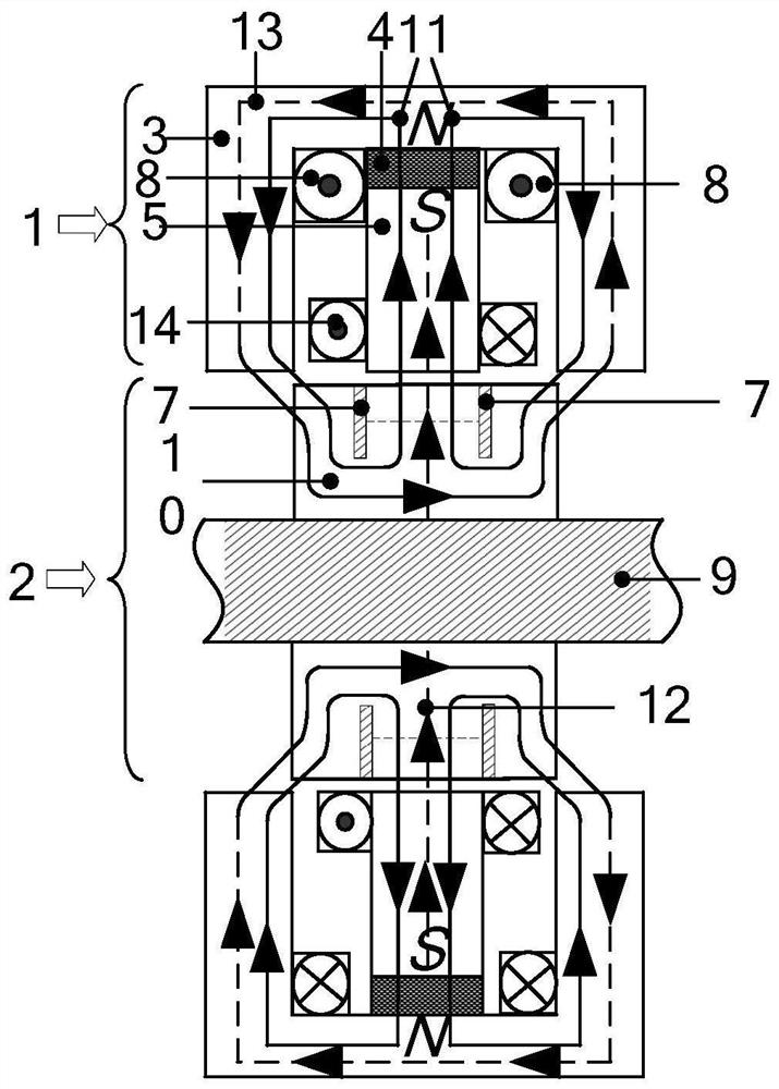 A cylindrical rotor three-degree-of-freedom magnetic levitation switched reluctance motor