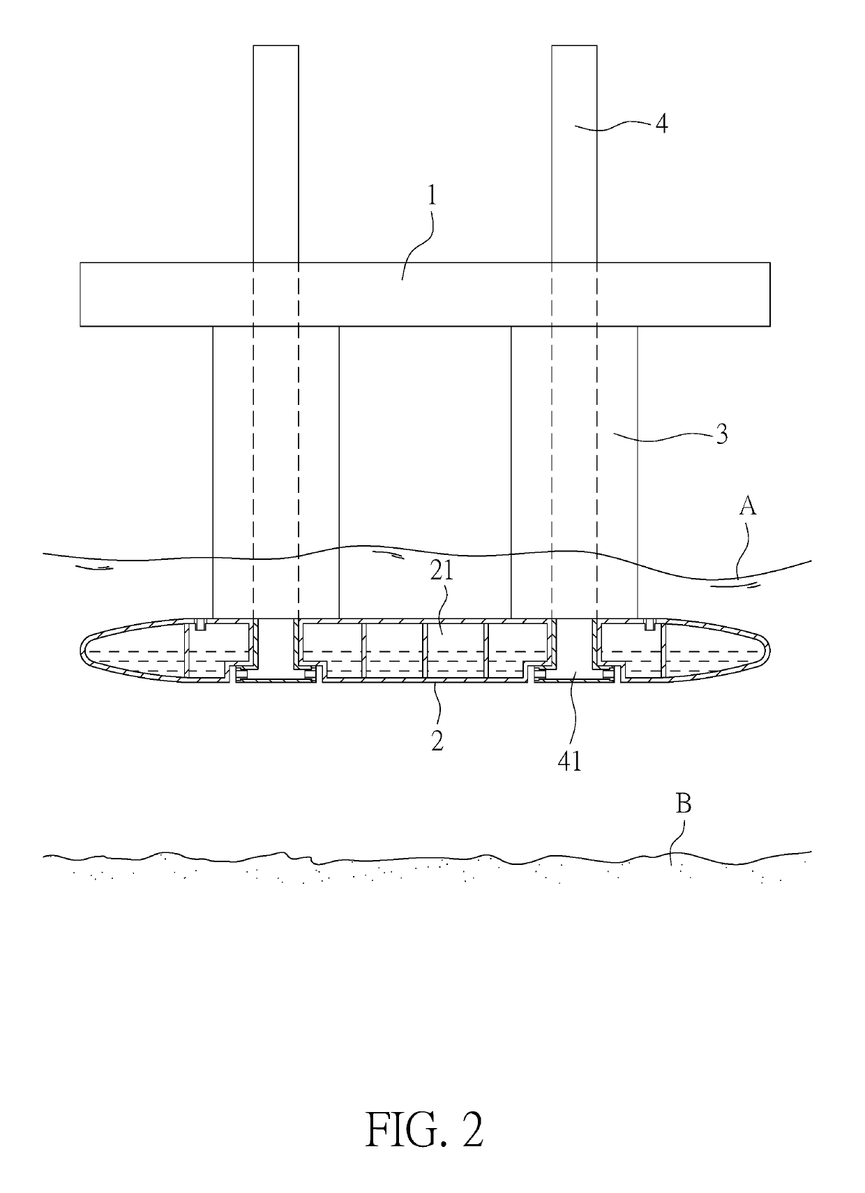 Offshore platform lifting device