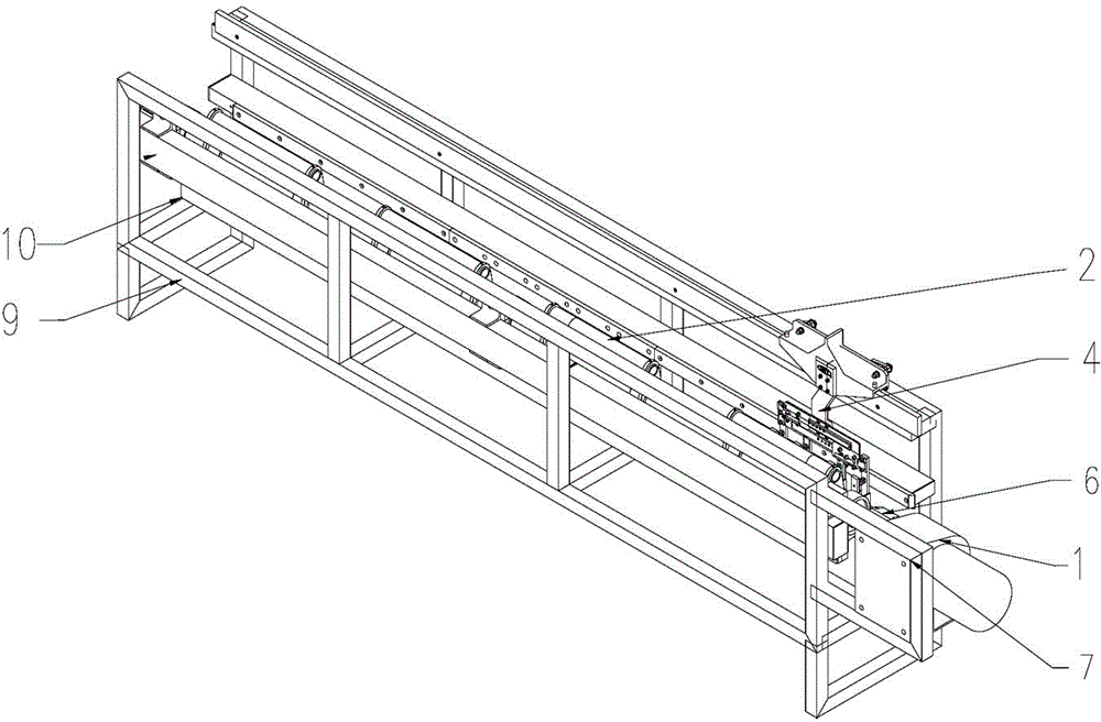 A clamping device driven by a deceleration motor