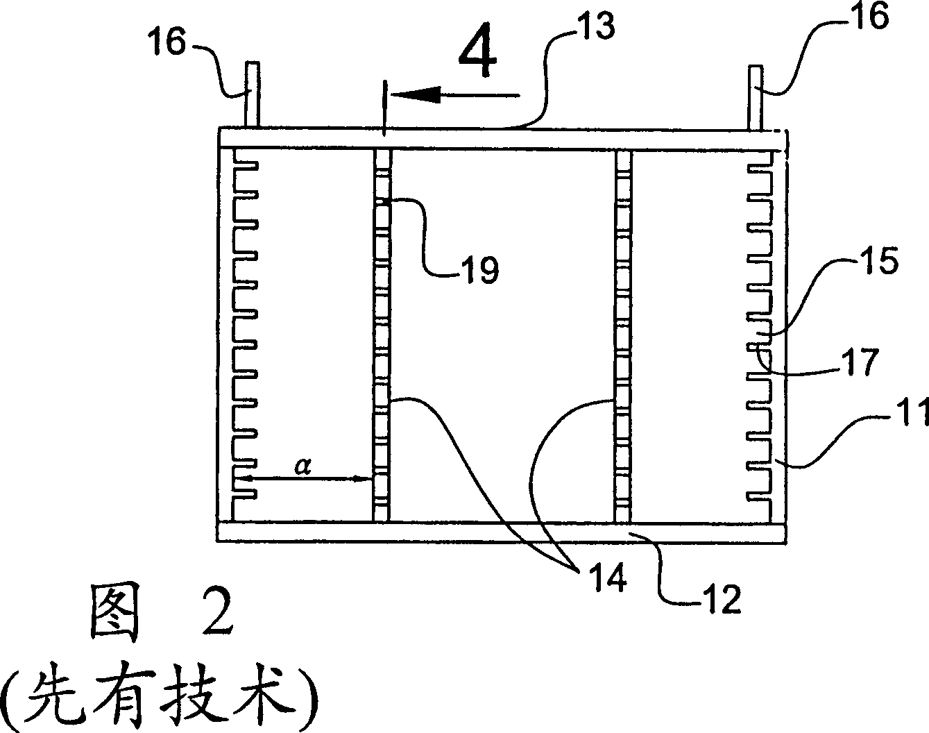 Glass base plate box for liquid crystal display