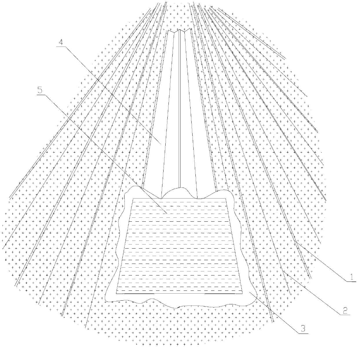 Water-supplying method for ensuring tobacco seedling drought-resisting transplanting through rainwater accumulating