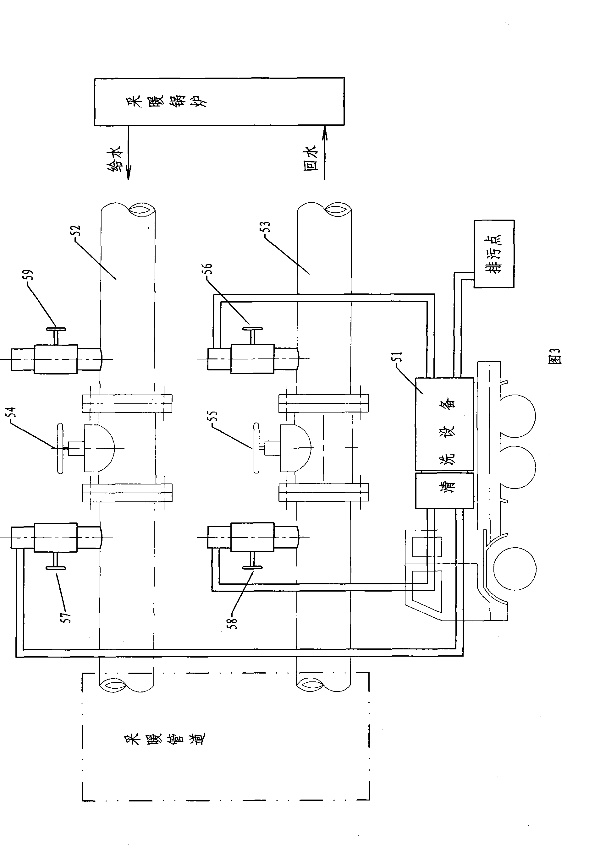 Vehicle-mounted detachable cleaning apparatus and quasi-on-line cleaning method for heating system