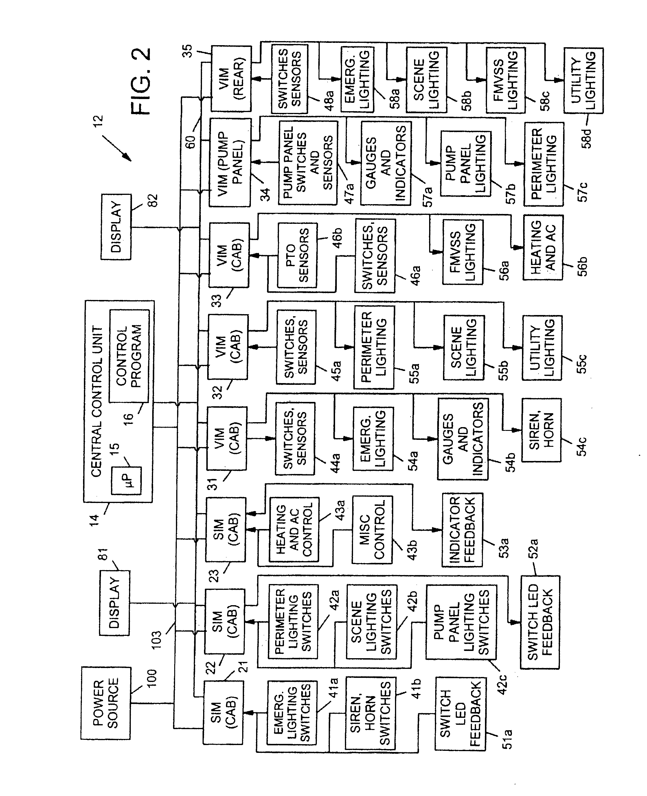 Firefighting vehicle and method with network-assisted scene management