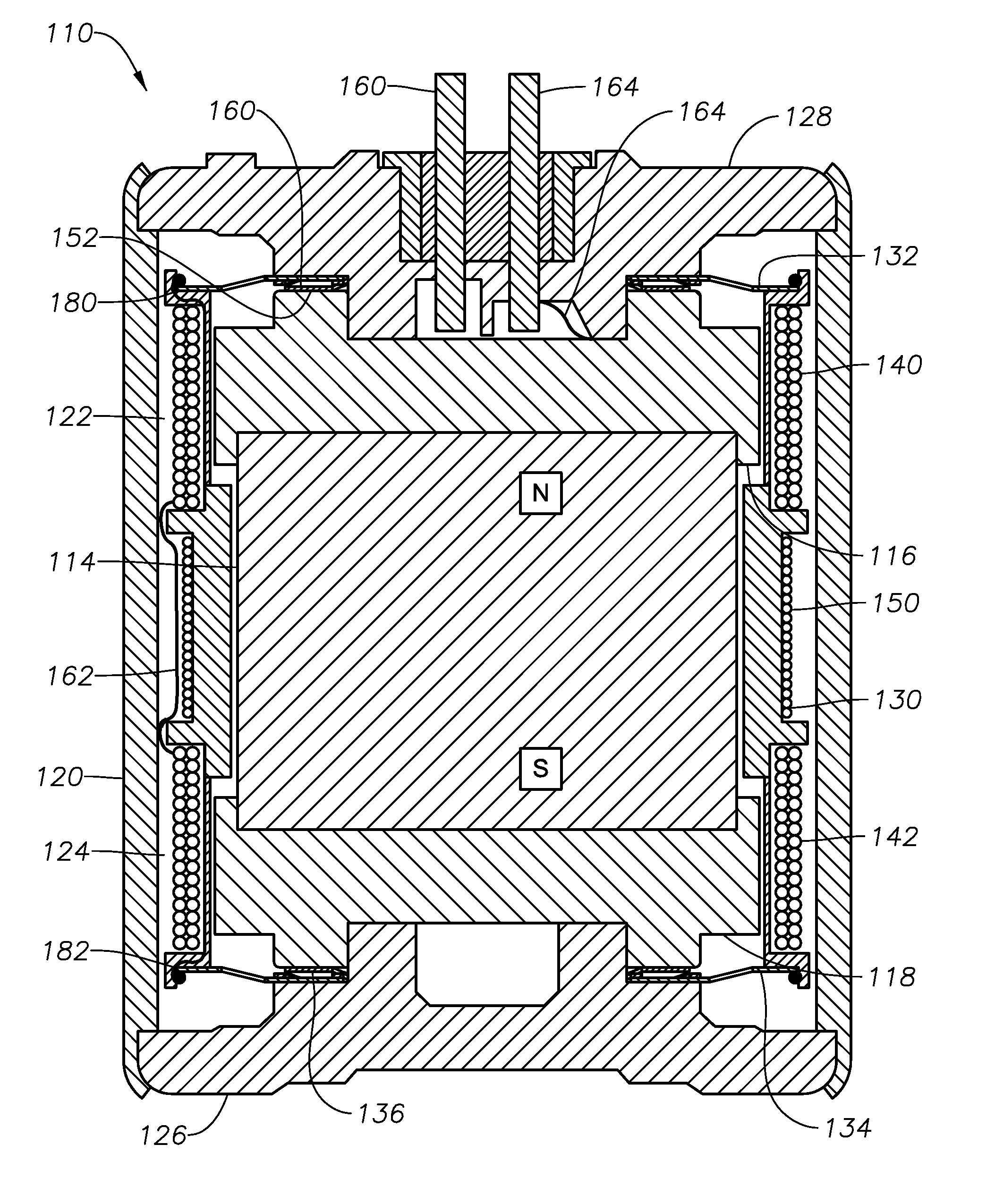 Geophone having improved damping control