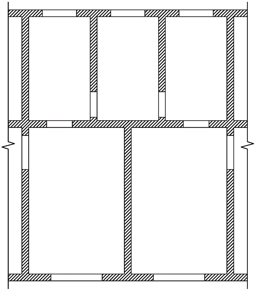 Additional elevator arranging and seismic reinforcement integral construction method for multi-storey houses