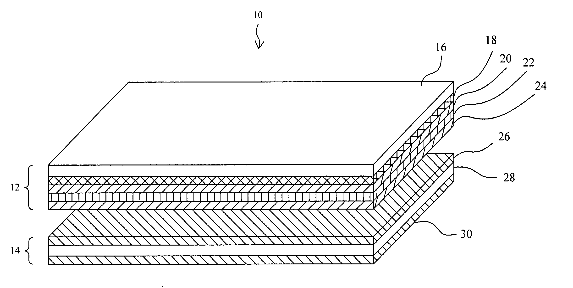 Capacitive touchpad and method for forming the same