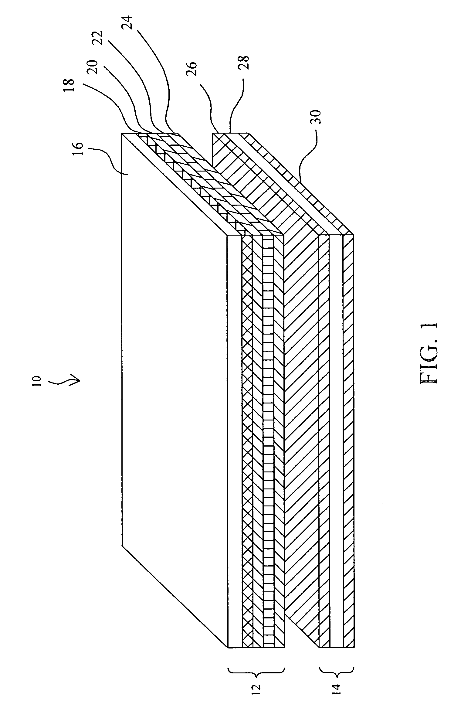 Capacitive touchpad and method for forming the same