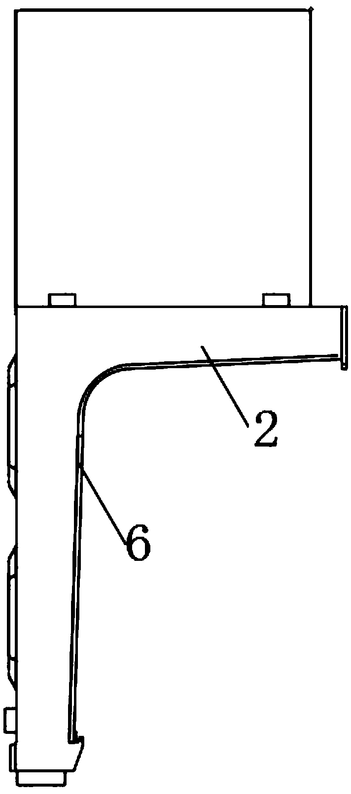 Protective cleaning structure for outside of extractor hood air inlet cover