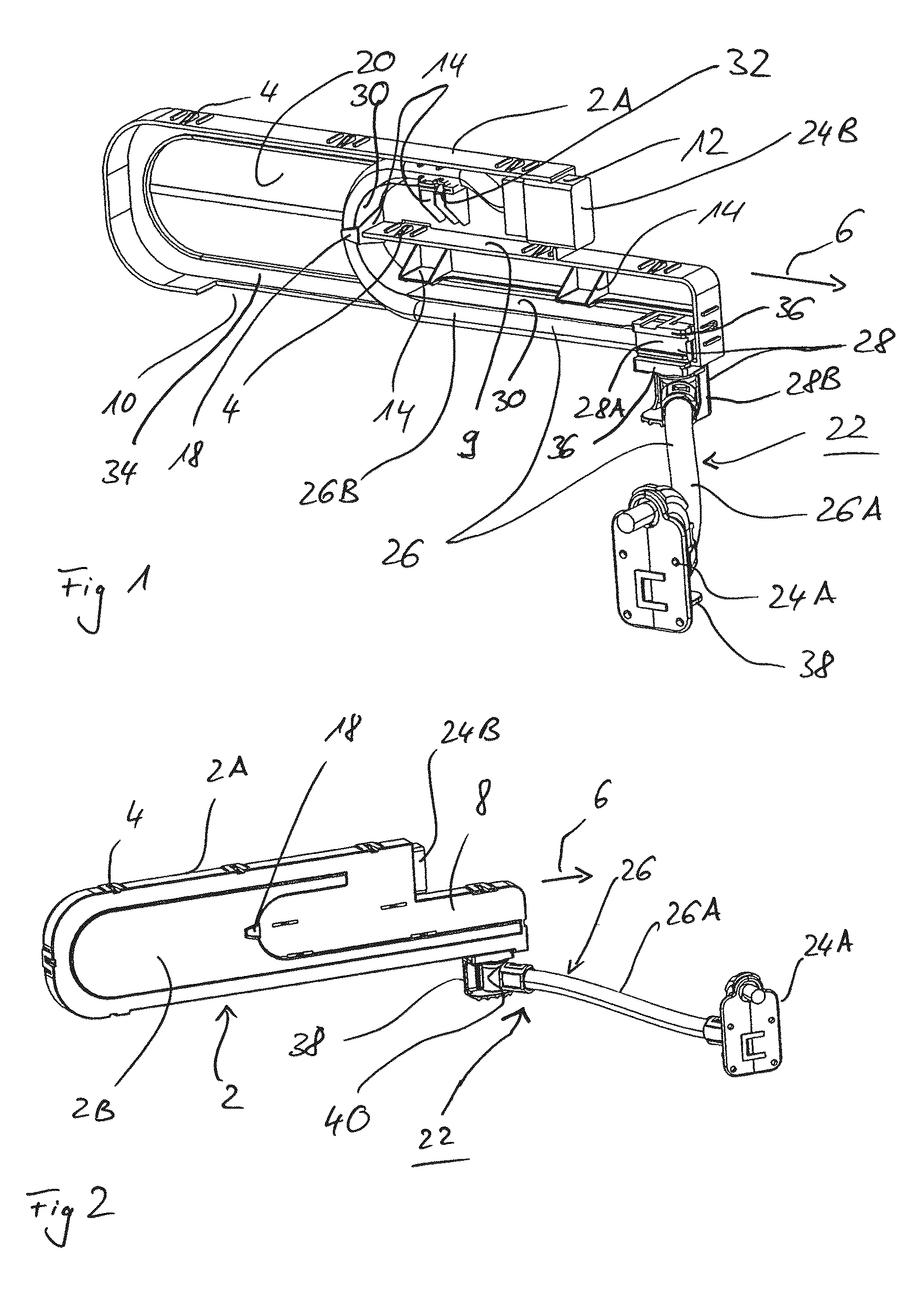 Line routing device