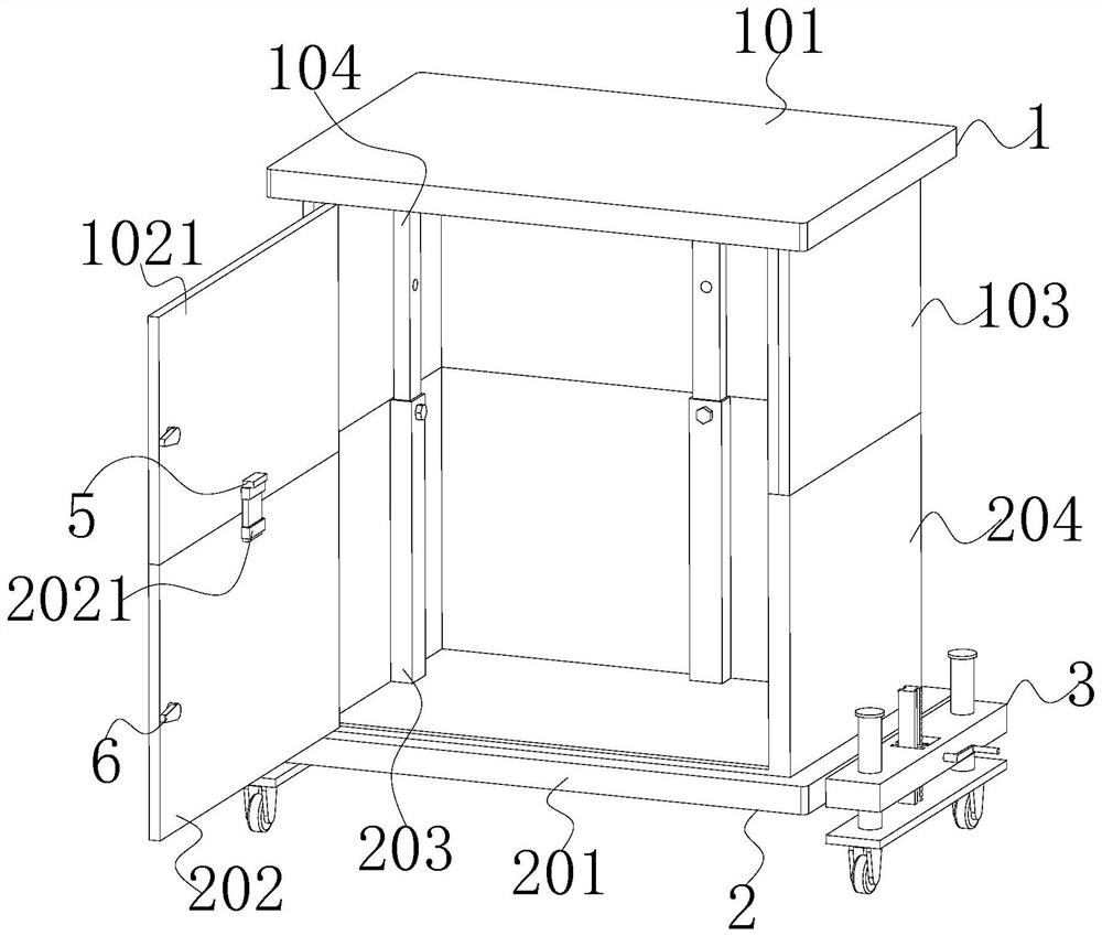 An easy-to-transport transformer box