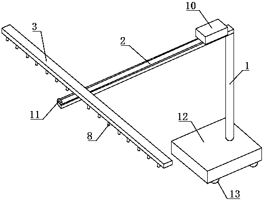 Sprinkling irrigation device for dendrobium candidum