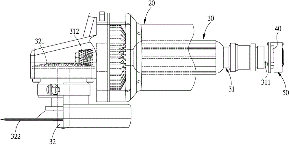 Handheld electric grinder with shutdown braking device