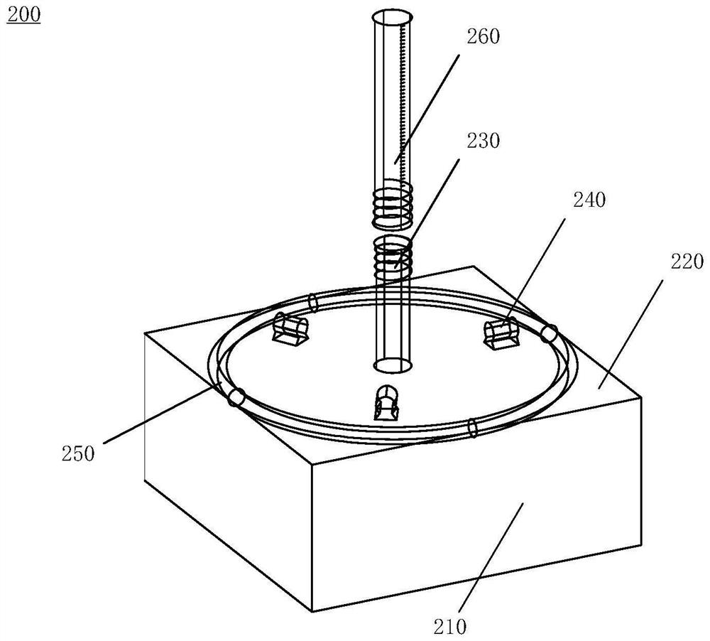 Rapid treatment device for dam piping