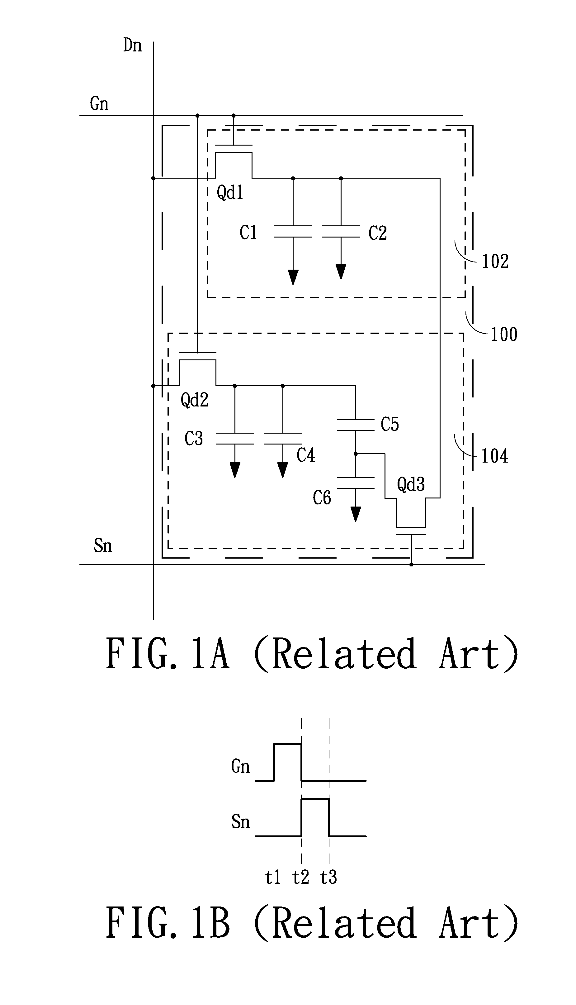 Gate driving circuit on array applied to charge sharing pixel