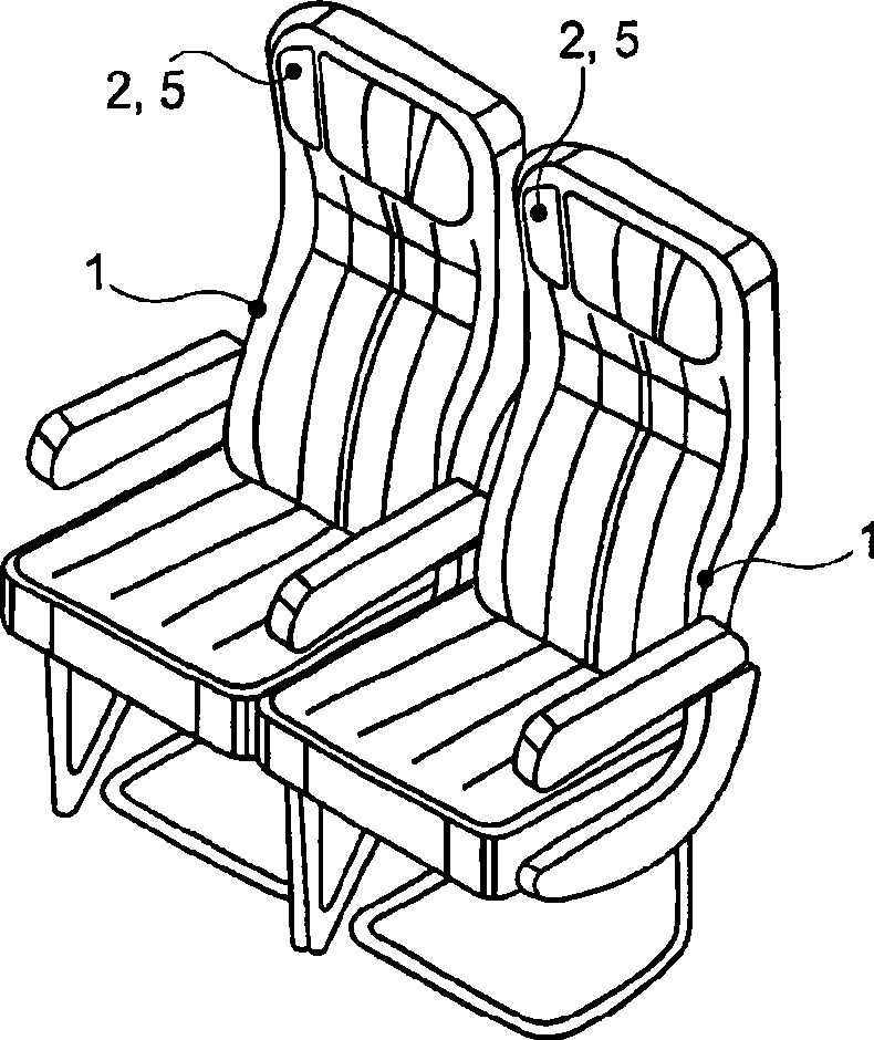 Oxygen supply system for generating oxygen from cabin air inan aircraft