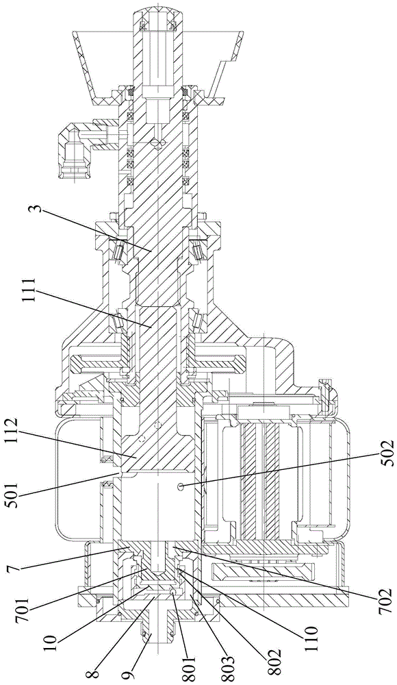 Pneumatic anchor rod drilling machine