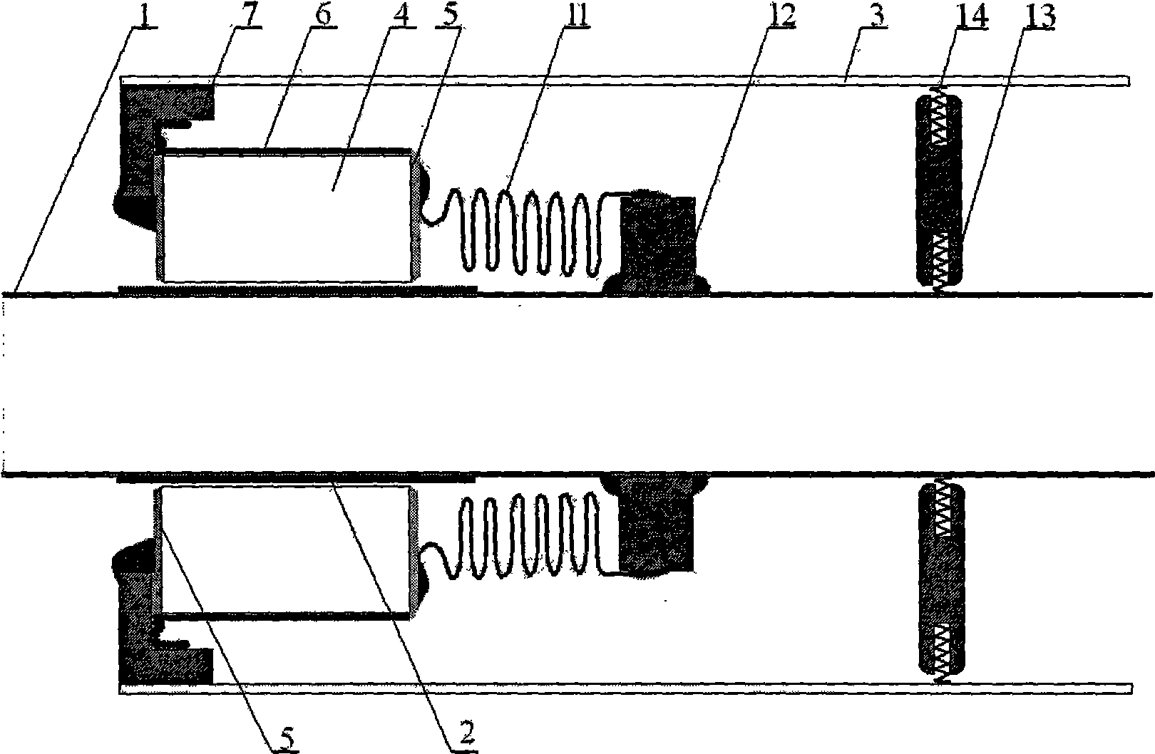 Solar high-temperature vacuum heat-collecting tube