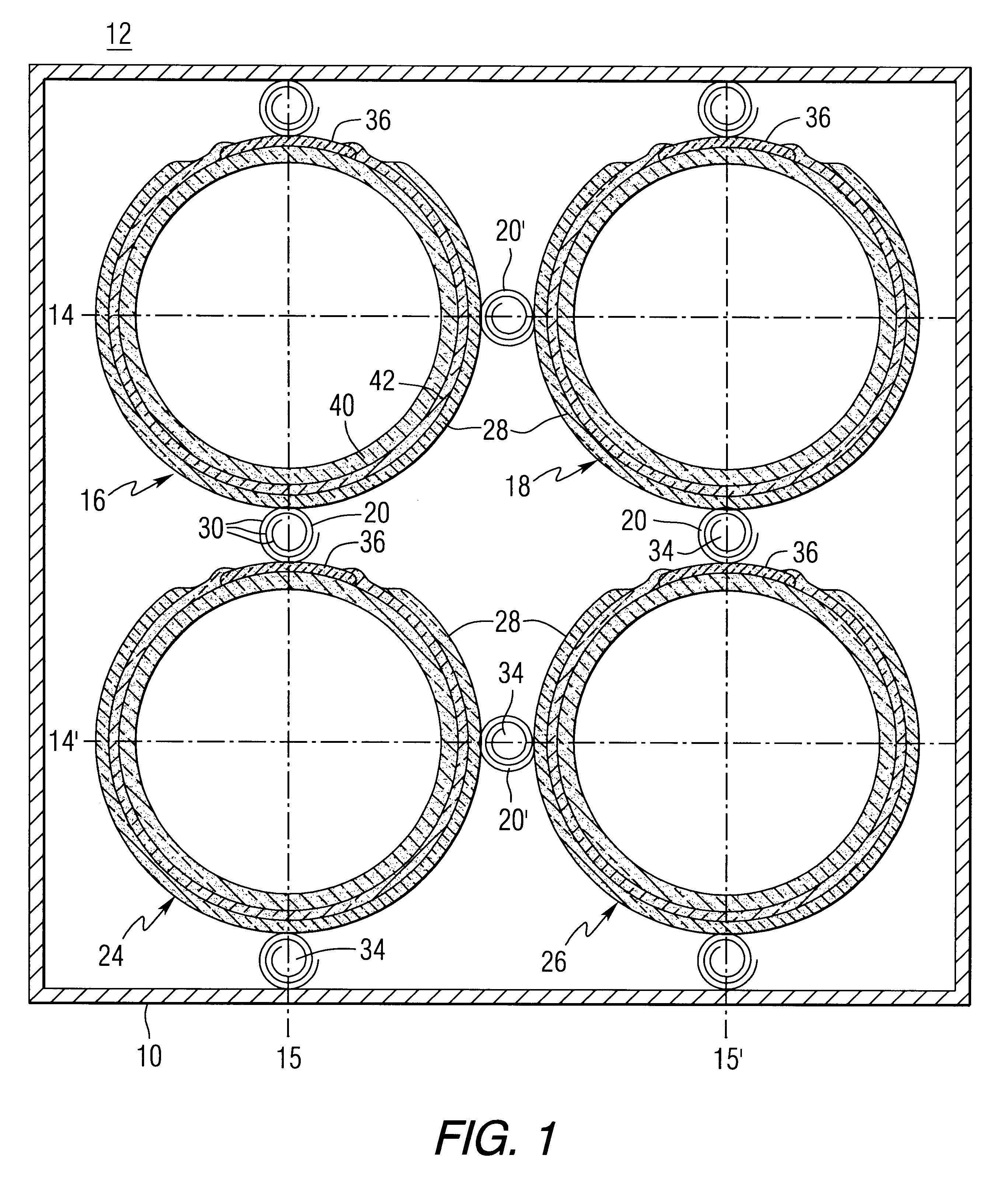 Tubular screen electrical connection support for solid oxide fuel cells