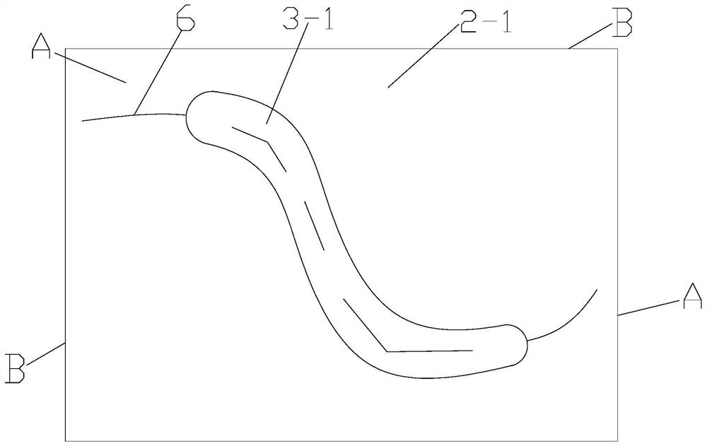 I-shaped piling wall type cement pavement crack repairing structure and repairing method