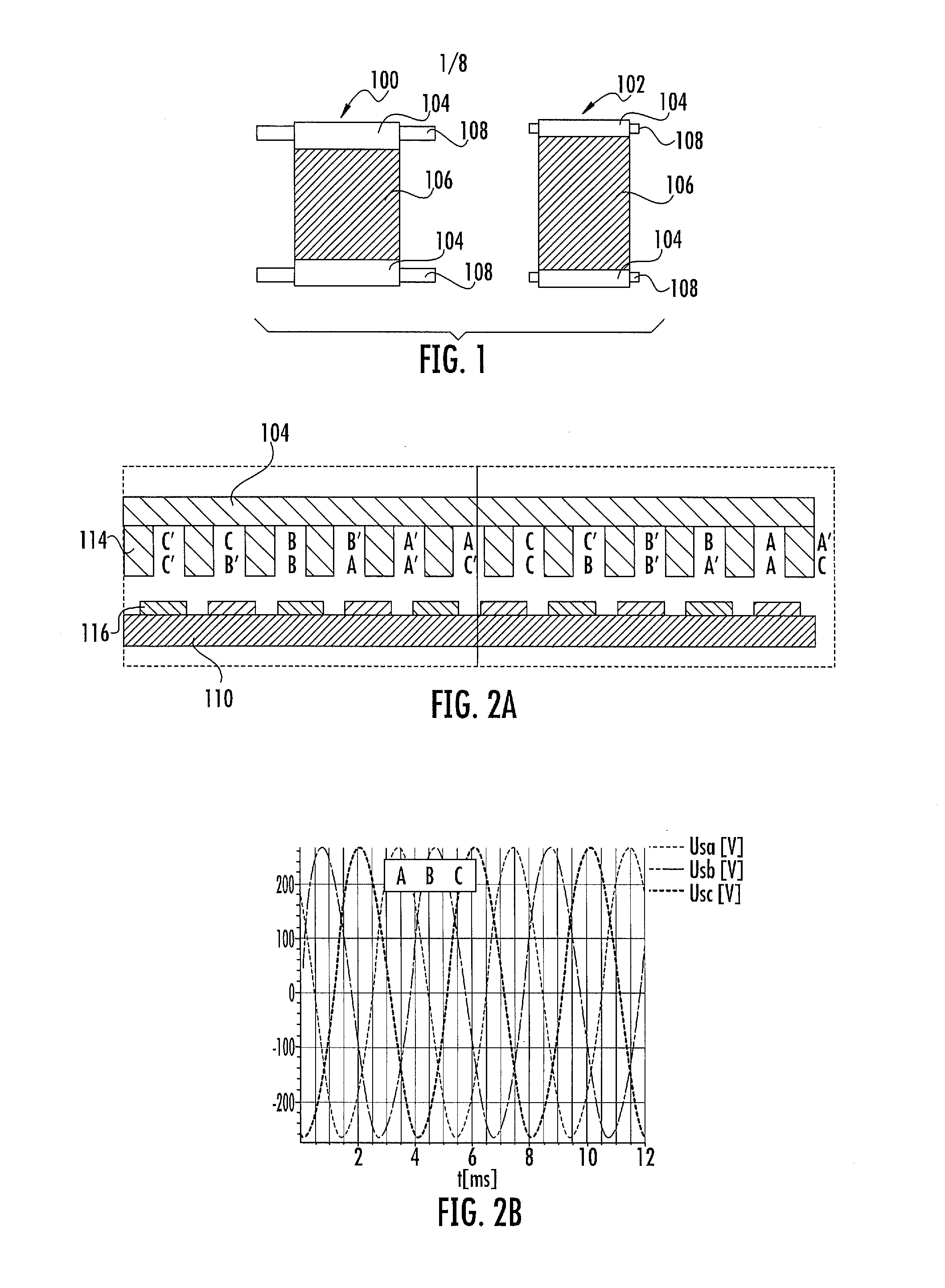 Multiphase fractional slot concentrated winding machine with end mounted detachable or integrated multiphase series converter circuit