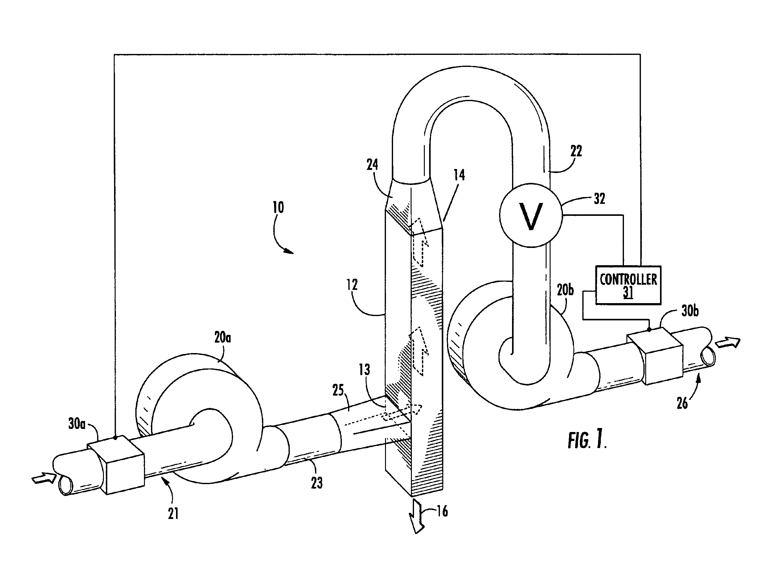 Automatic debris separation system