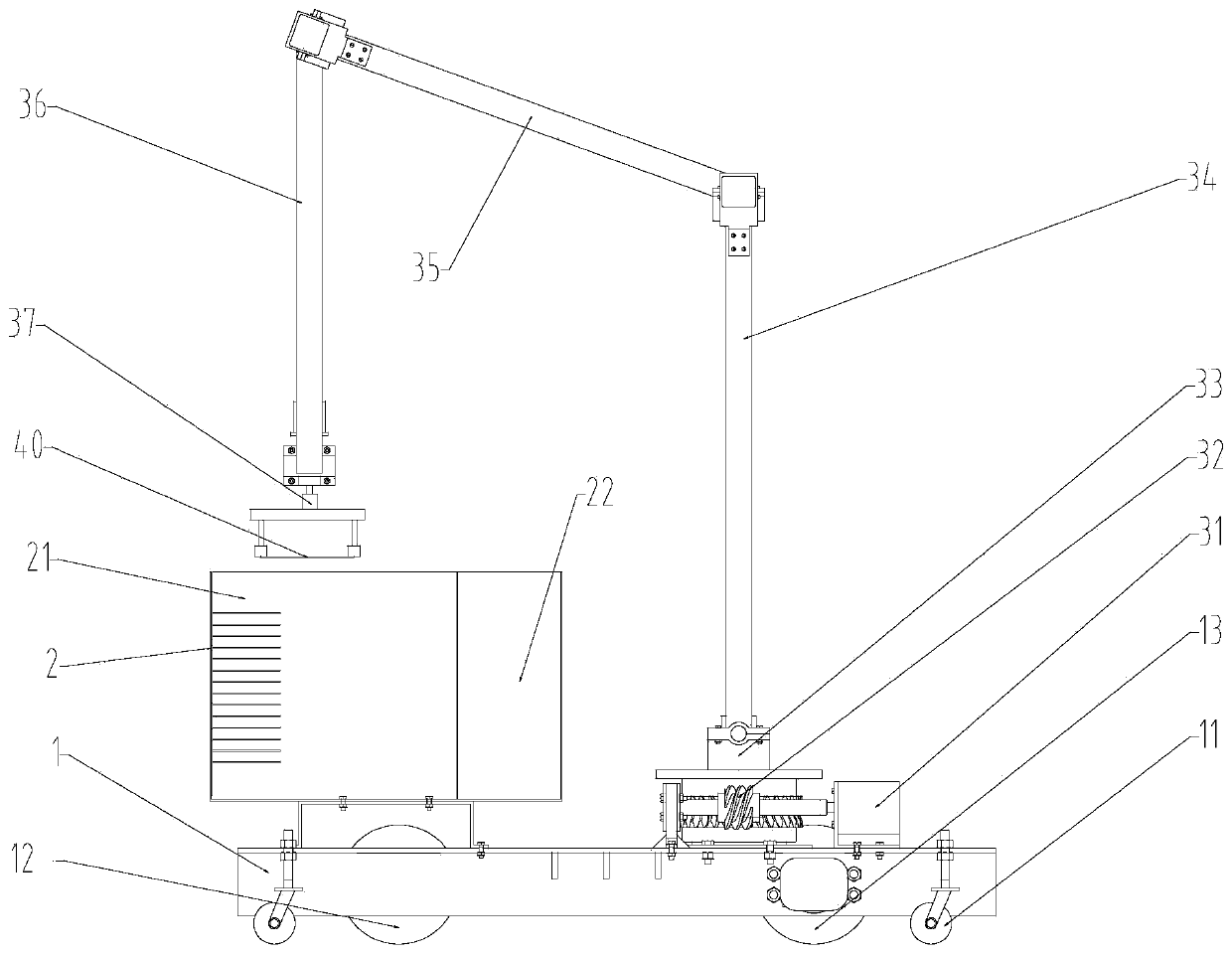 Automatic paster robot for weld radiographic inspection