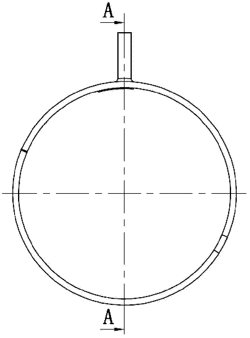 Spiral and axial circulating cooling water channel structure for motor