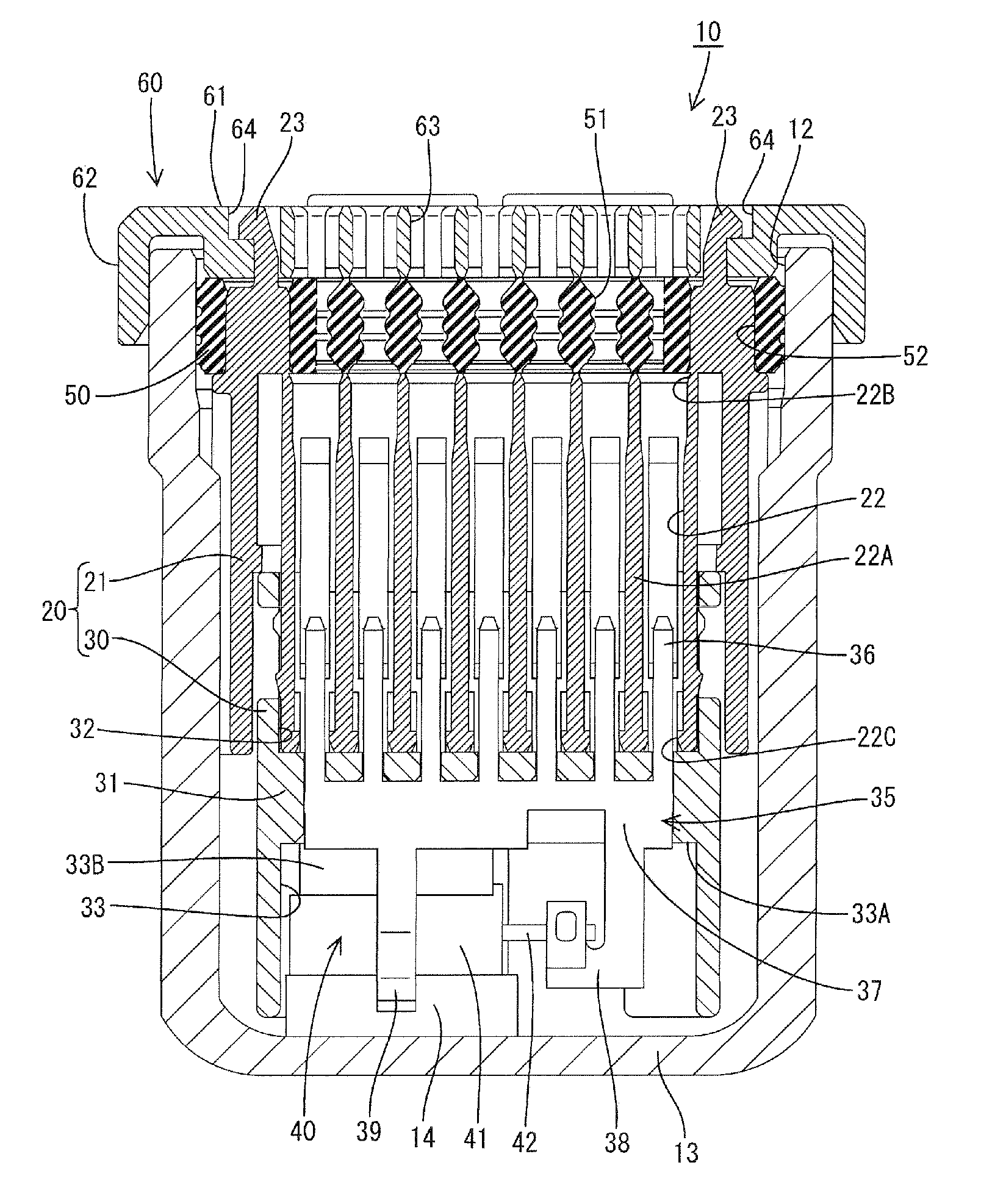 Fluidproof connector