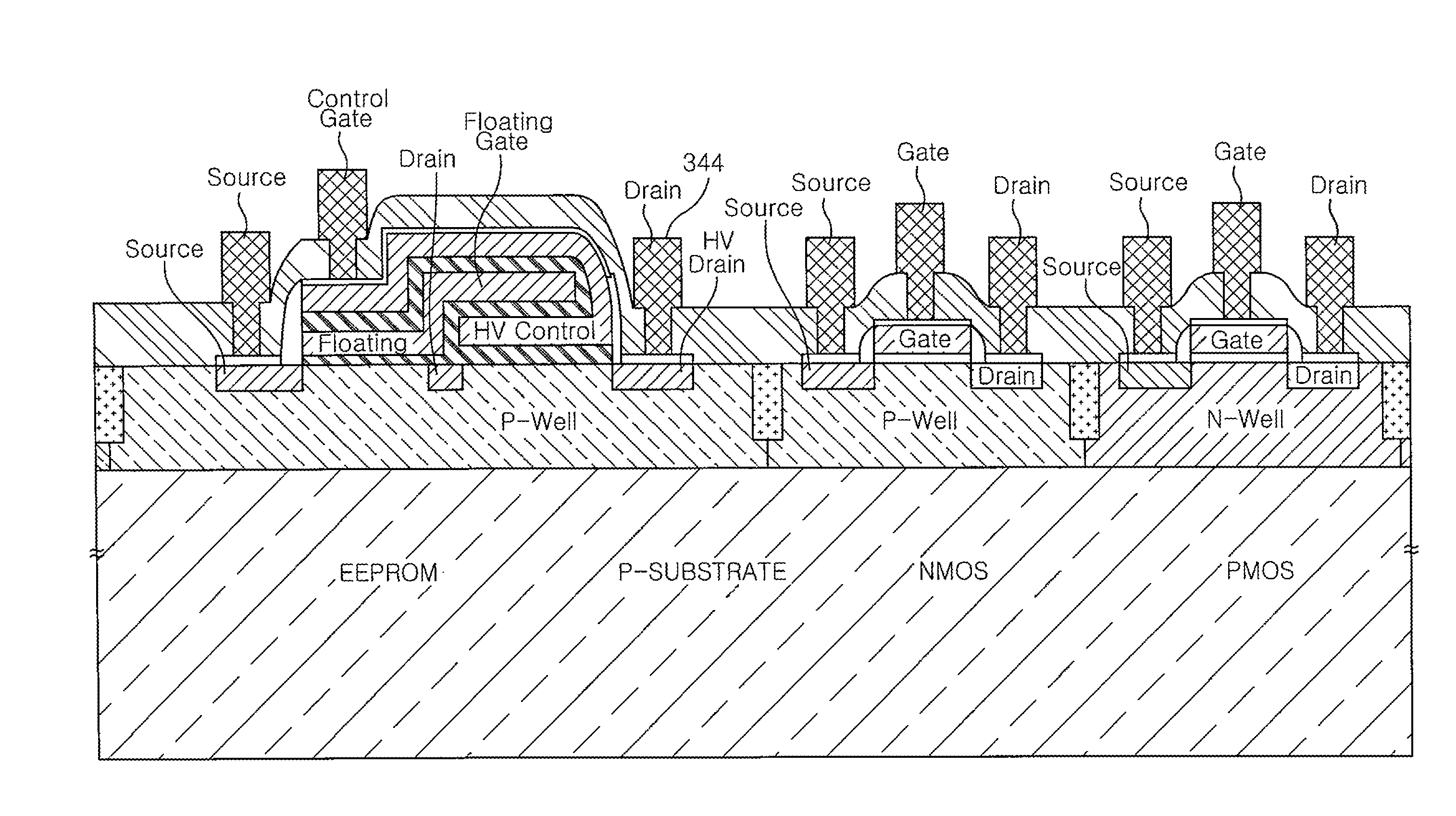 Electrically erasable programmable read-only memory and manufacturing method thereof