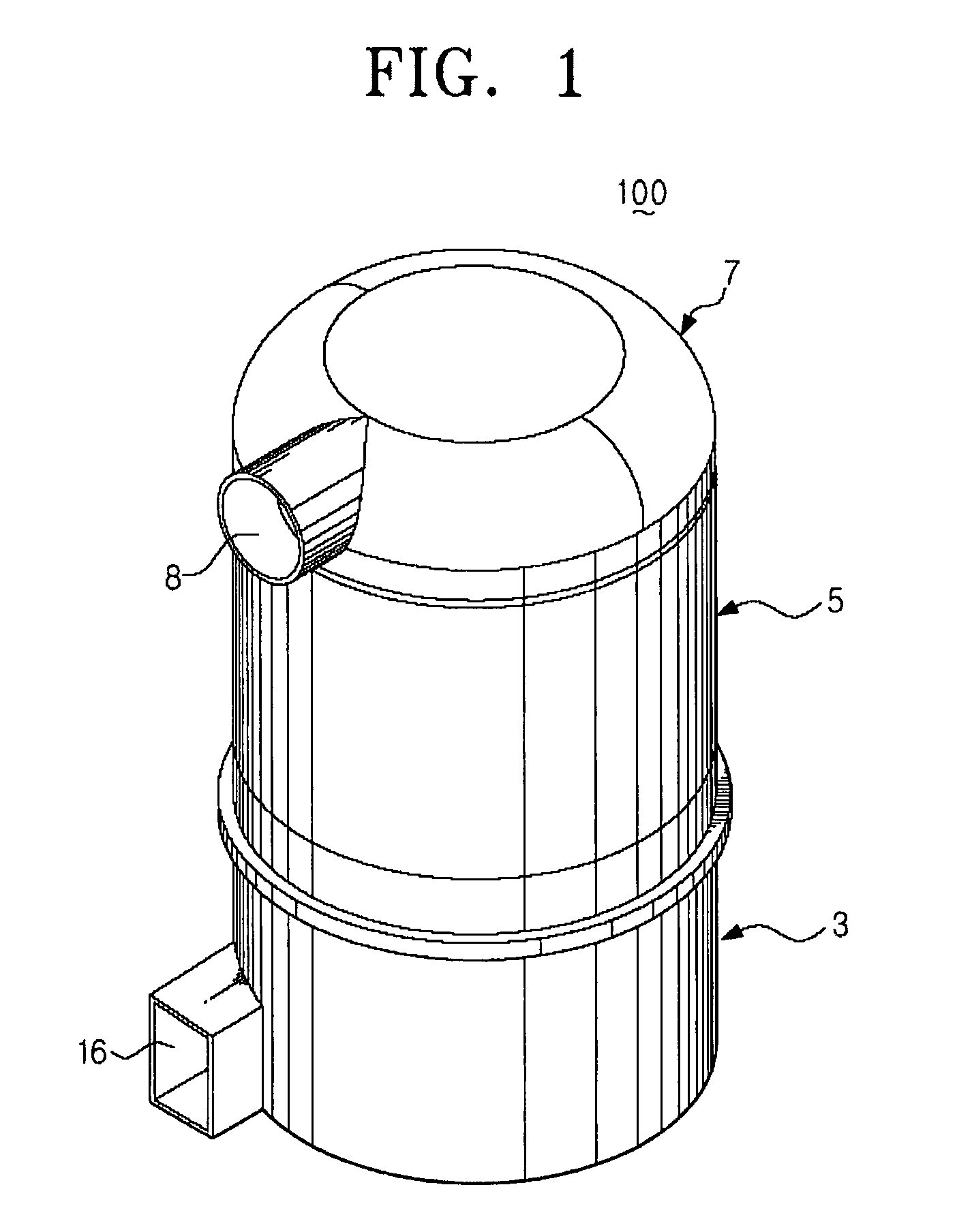 Cyclone separating apparatus for a vacuum cleaner