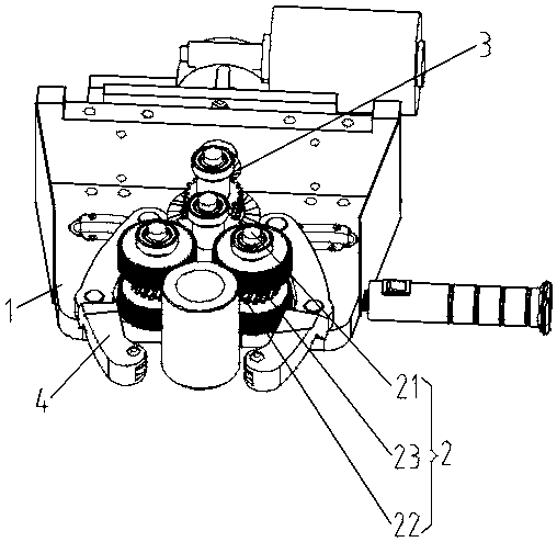 Sleeve screwing device