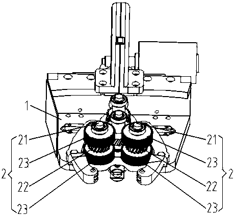 Sleeve screwing device