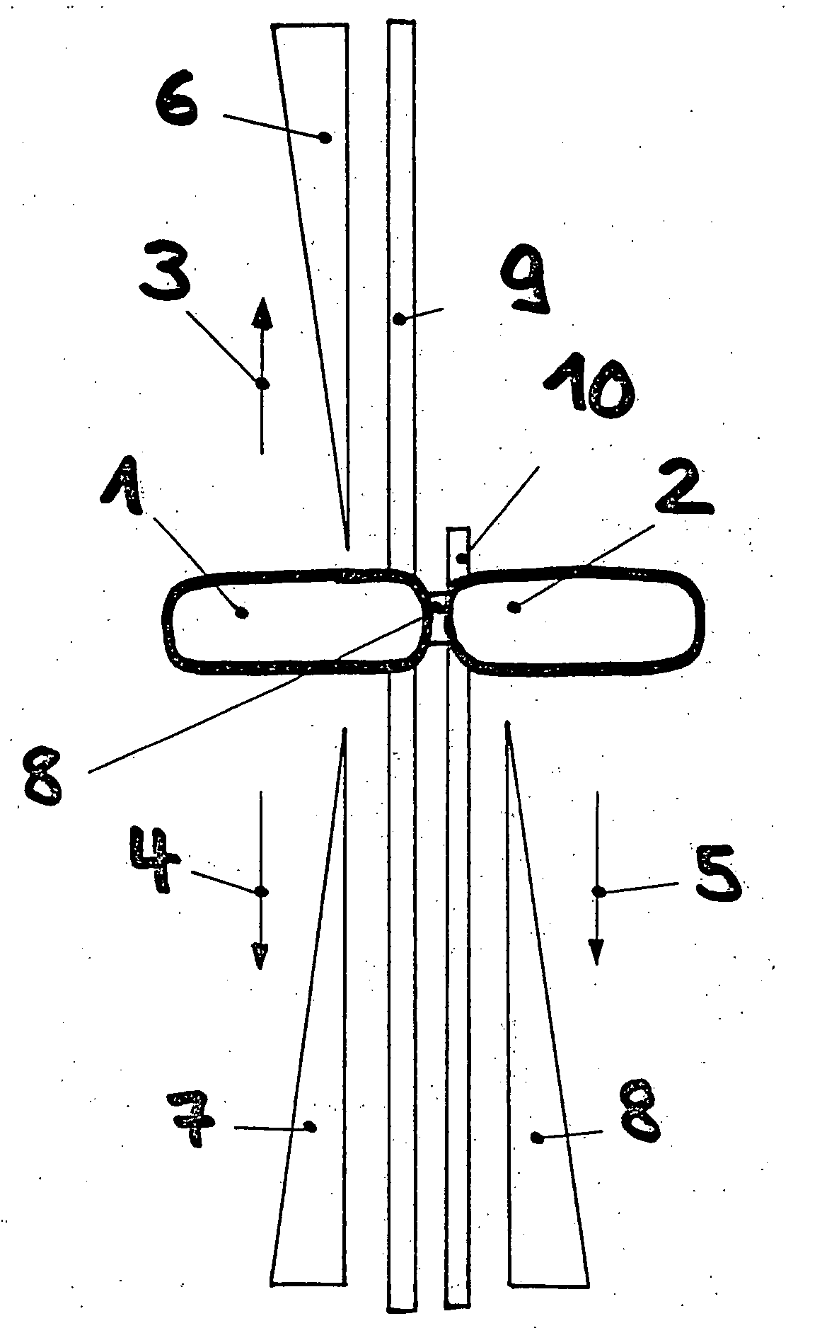 Control method for acceleration and braking a vehicle