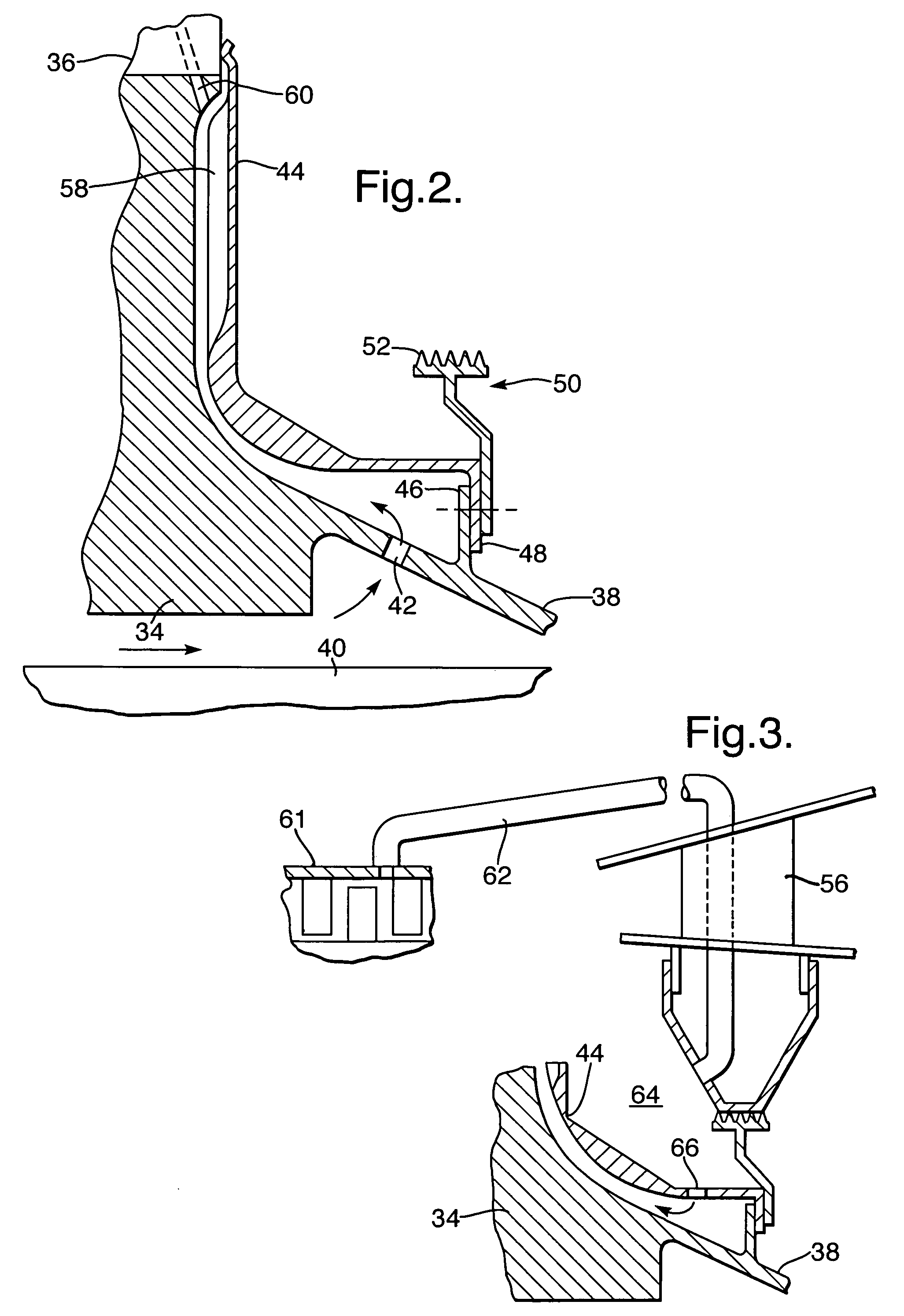 Turbine blade cooling system