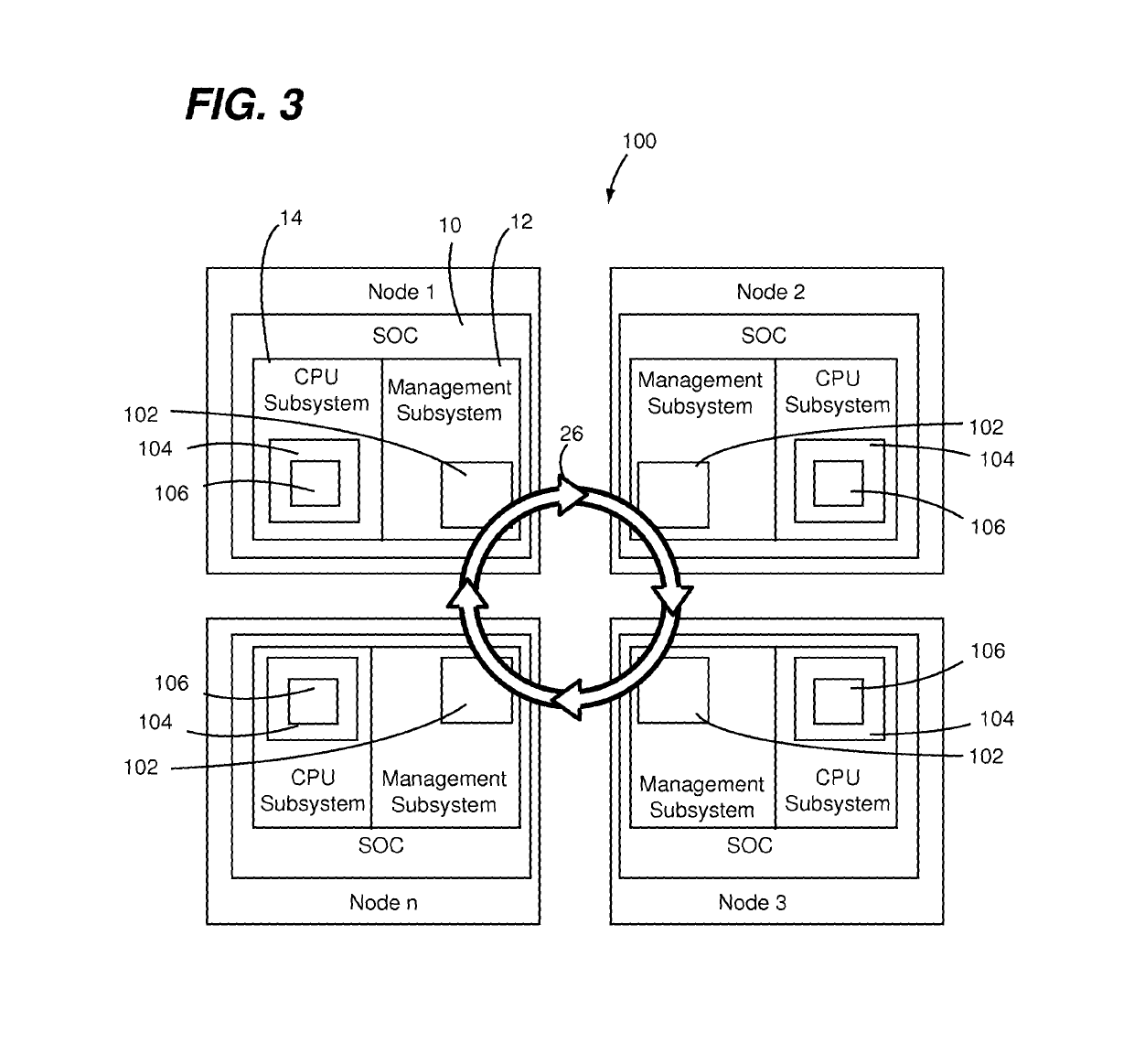 System, method and computer readable medium for offloaded computation of distributed application protocols within a cluster of data processing nodes