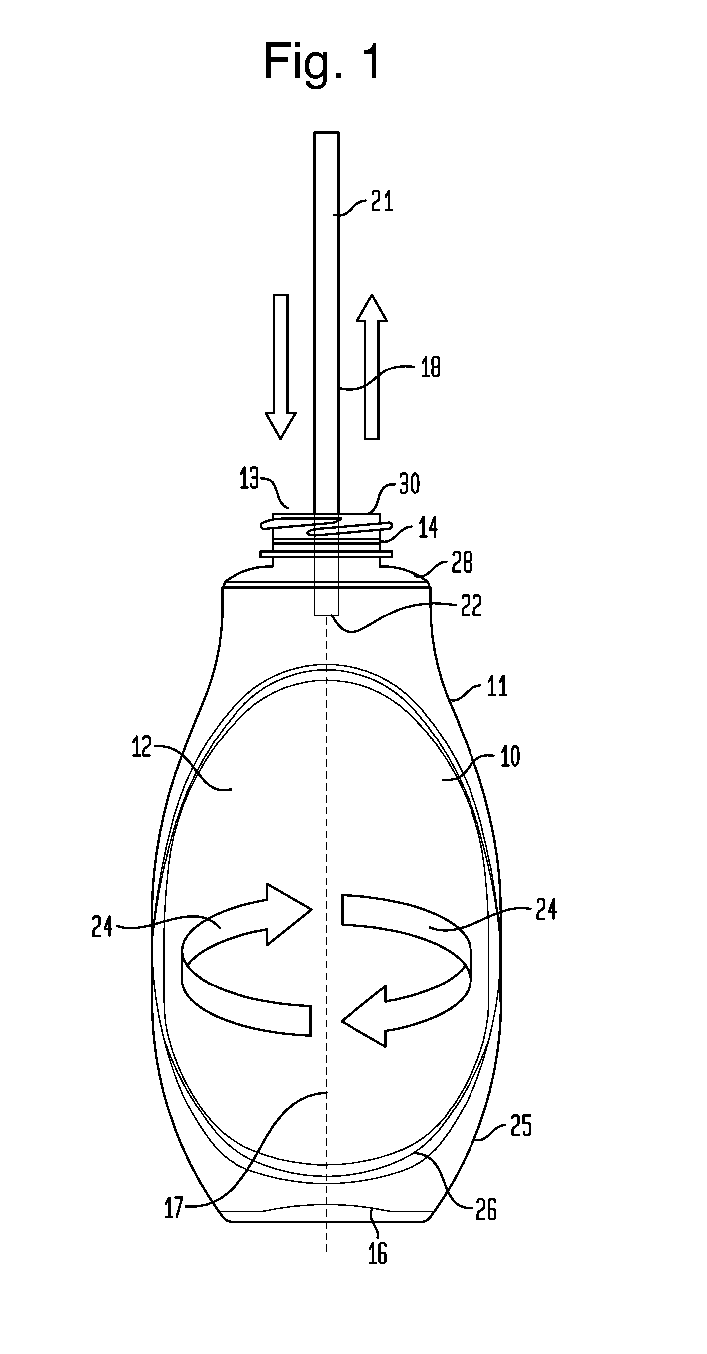 Process for coating containers