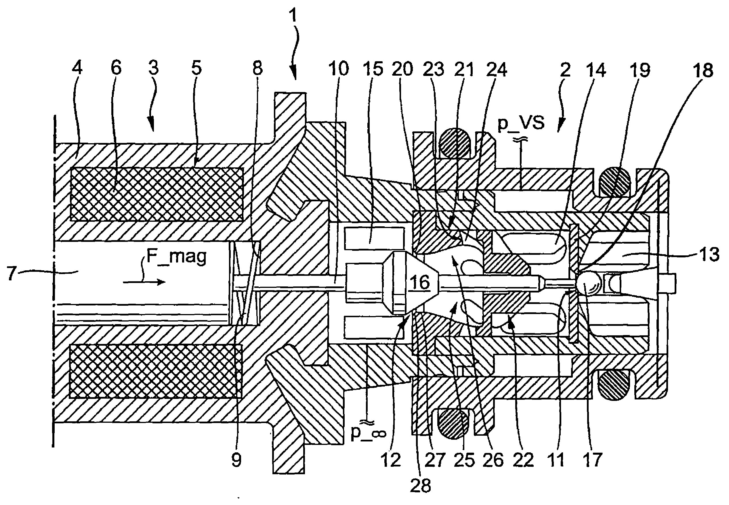 Pressure control valve device