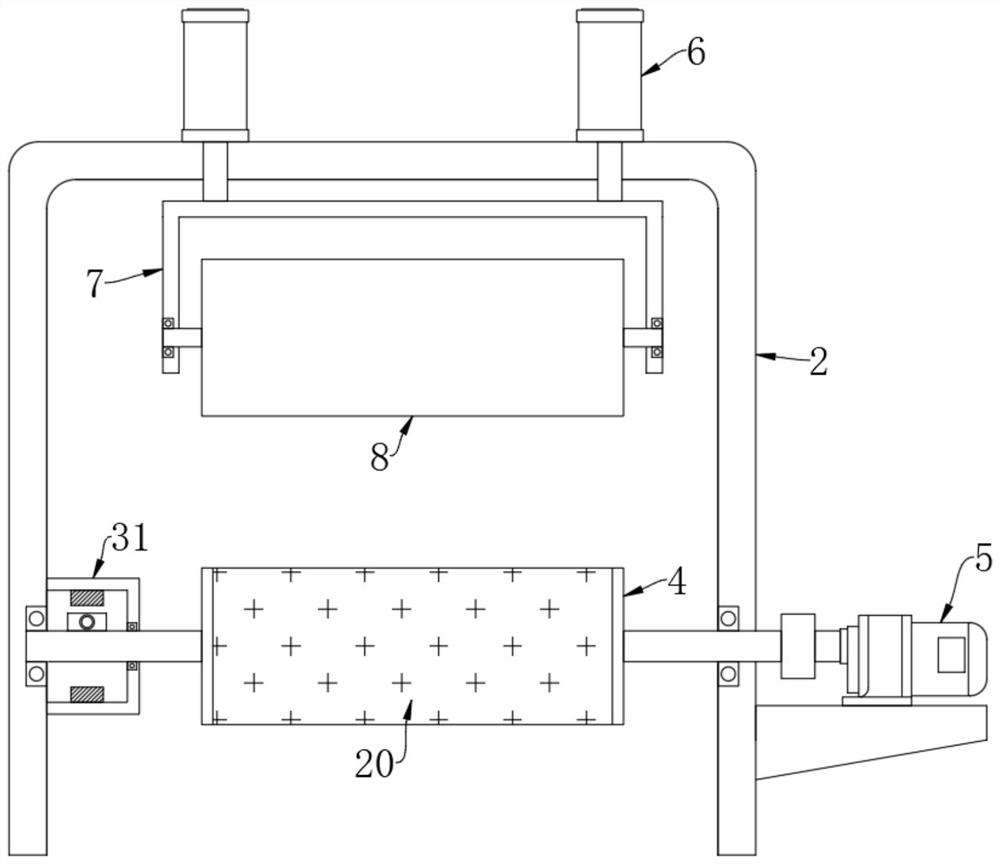 Discontinuous carbon fiber cutting device capable of obtaining fibers with different lengths