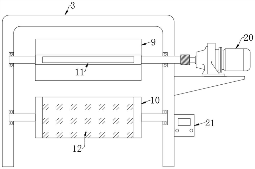 Discontinuous carbon fiber cutting device capable of obtaining fibers with different lengths