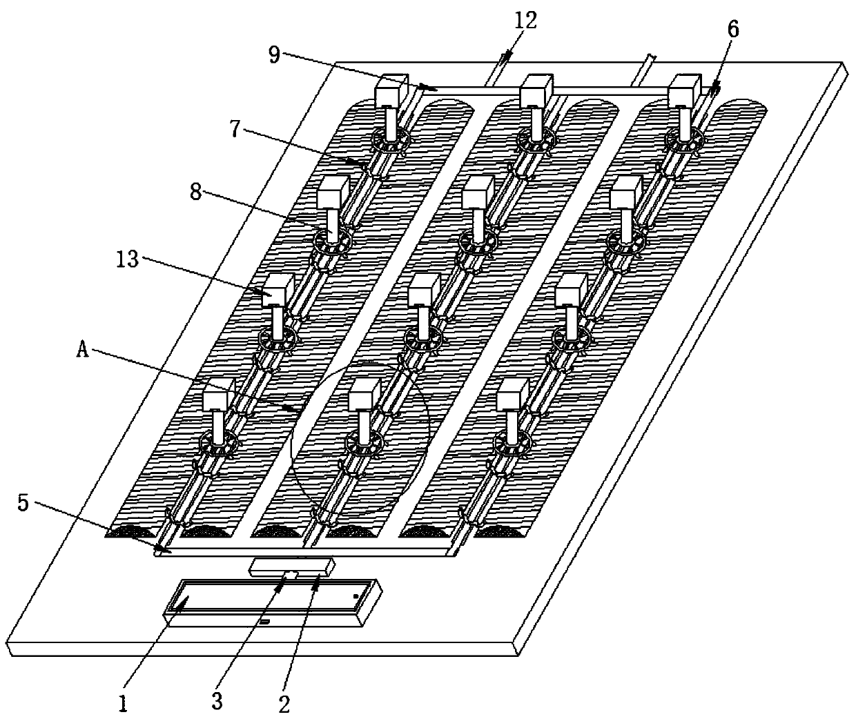 Sprinkling and dripping double-irrigation integrated system based on smart agriculture