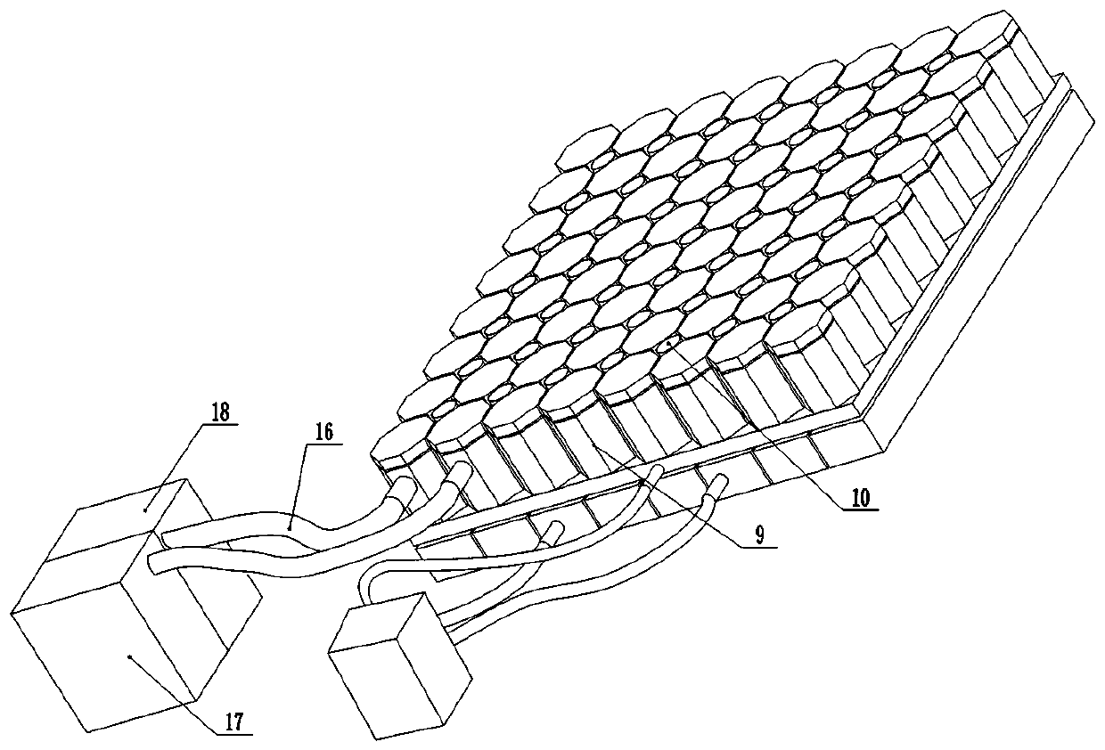 Water-cushion air-cushion integrated anti-pressure-sores mattress