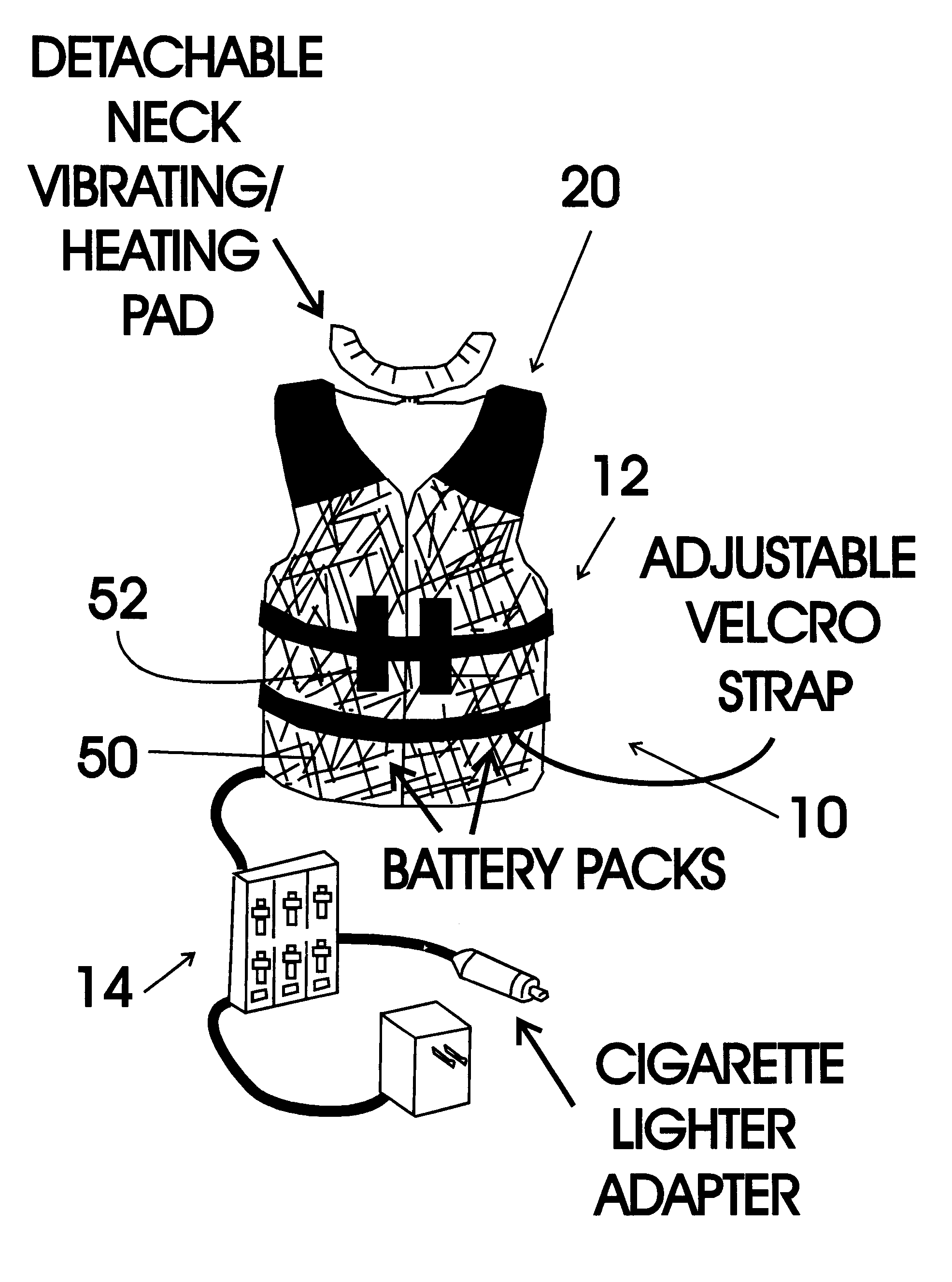 Heating vest system