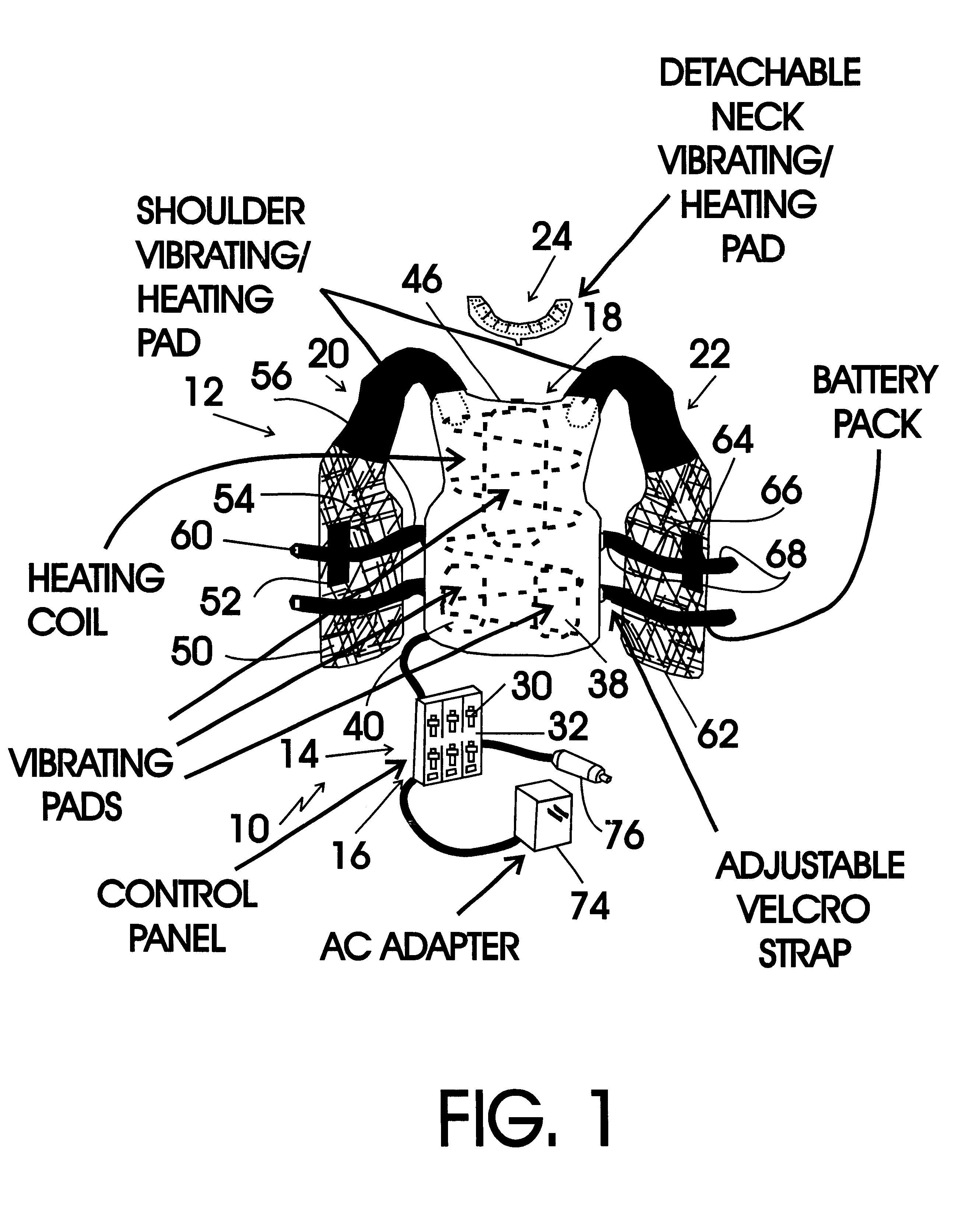 Heating vest system