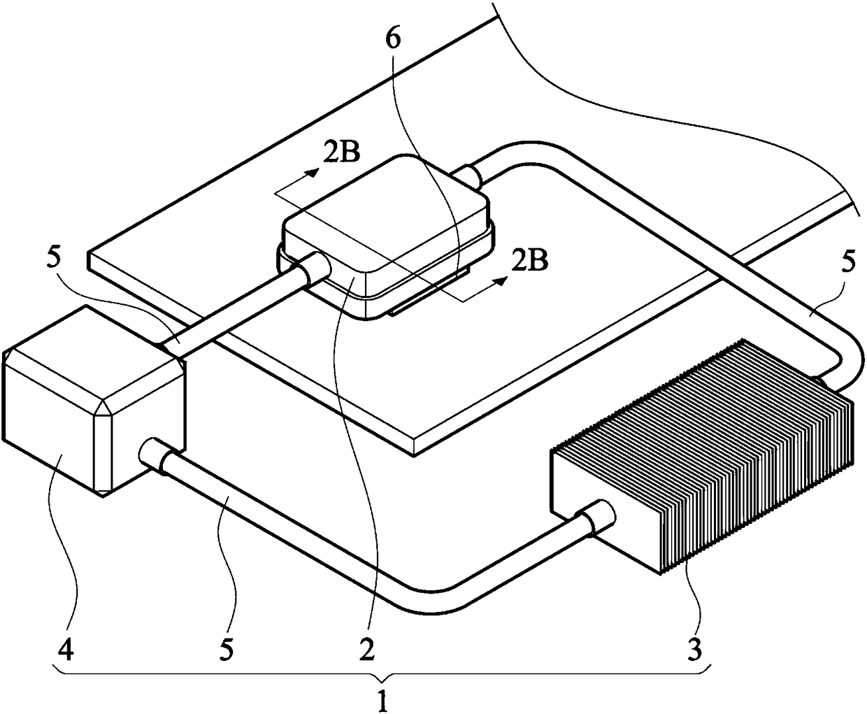 Water cooling head