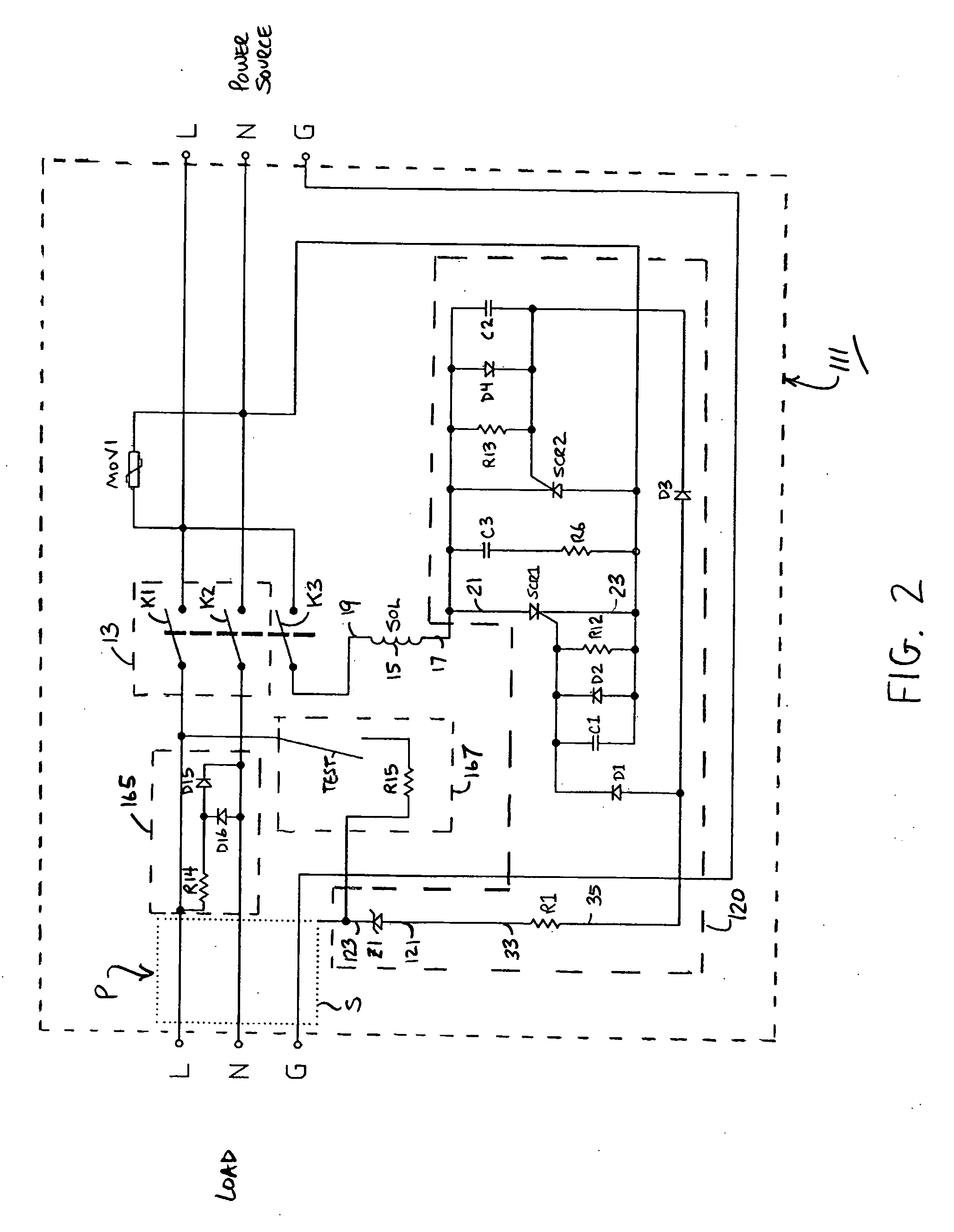 Fireguard circuit