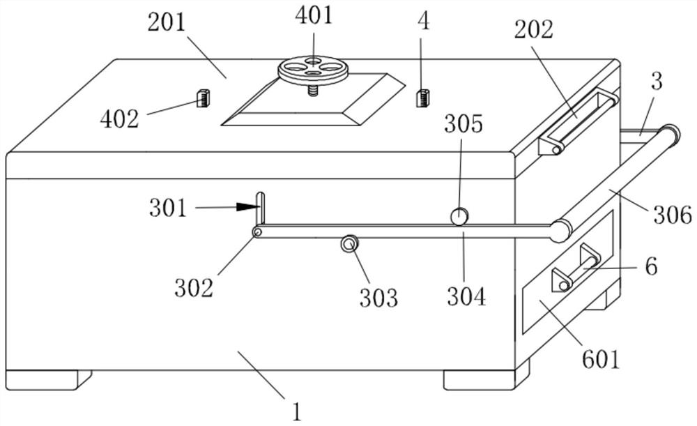 Fried rice crust cutting device with scrap collecting function