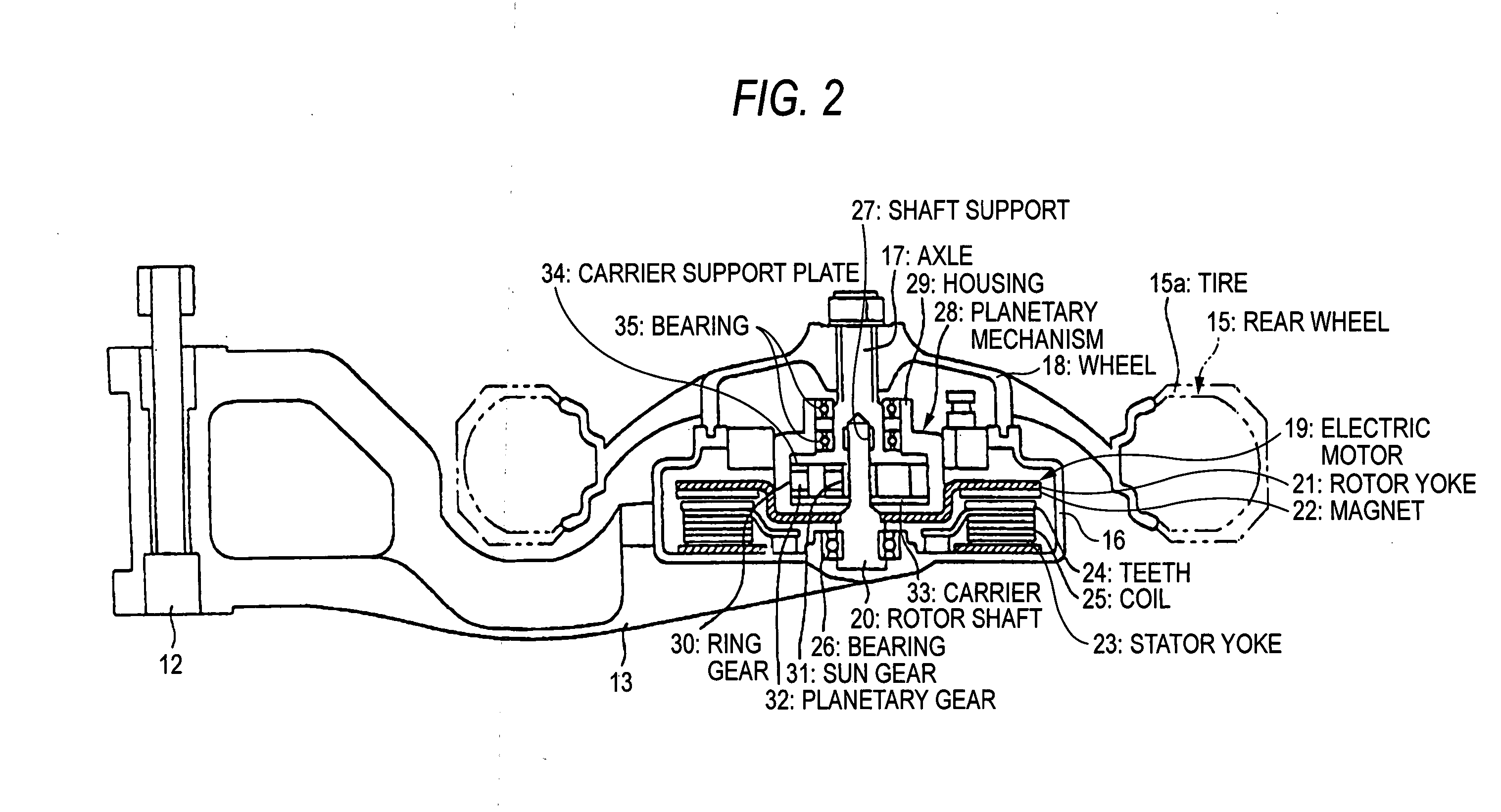 Axial gap type rotating electric machine